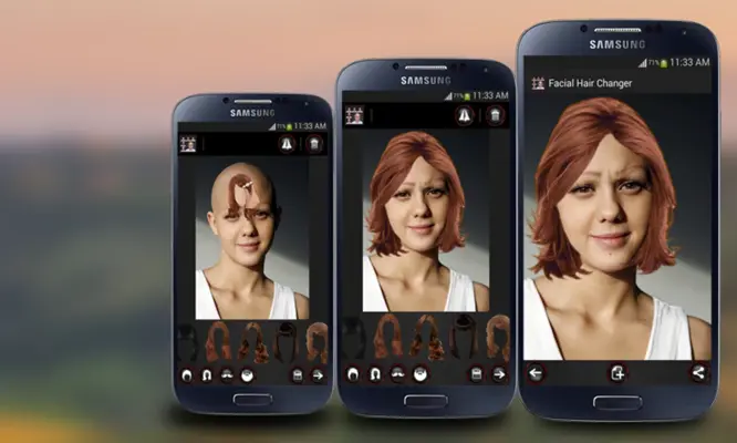 Face Hair Changer android App screenshot 9