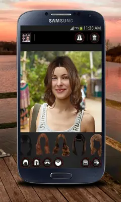 Face Hair Changer android App screenshot 6