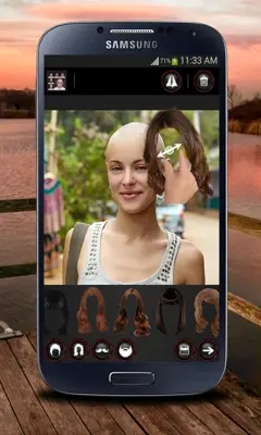 Face Hair Changer android App screenshot 7